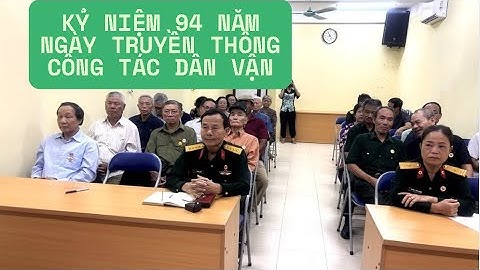 CHI BỘ 13 PHƯỜNG MAI ĐỘNG CHÀO MỪNG KỶ NIỆM 94 NĂM NGÀY TRUYỀN THỐNG CÔNG TÁC DÂN VẬN CỦA ĐẢNG