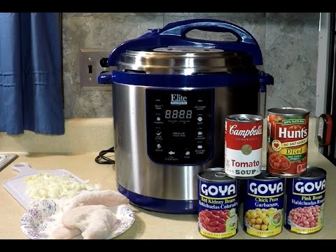 12 Minute Pressure Cooker Chicken Chili Elite