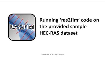 ras2fim - Creating flood inundation mapping from HEC-RAS models with rating curves