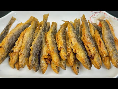 炸小魚放澱粉和麵粉都是大錯！教你飯店不外傳的做法，魚骨酥脆，涼了也不回軟 #炸小鱼 How to Make Perfectly Crispy Fried Fish