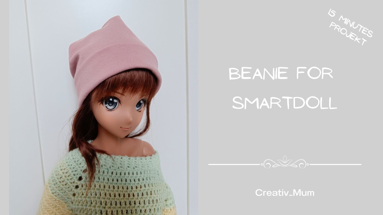 How to sew a Doll Beanie | Smart doll | BJD | Doll clothes
