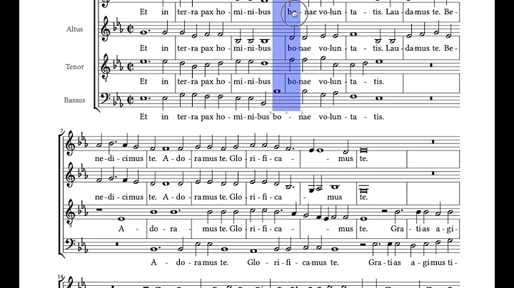 Erklärung Aufgabe Polyphonie Homophonie