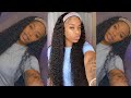 FINALLY 30 INCHES Curly Headband Wig! Beginner Friendly | No Skilled Needed ft. Asteria hair