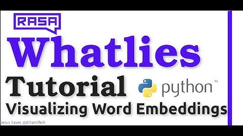 Whatlies Python - Visualizing Word Embeddings
