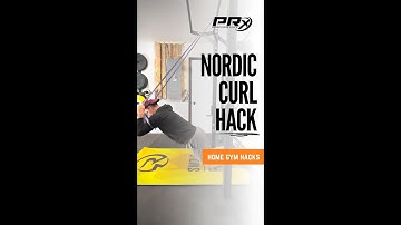 Nordic Curl HACK For Your Home GYM! #prxperformance