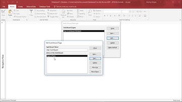 MS Access 2016 - Ubah Papan Sakelar Basis Data