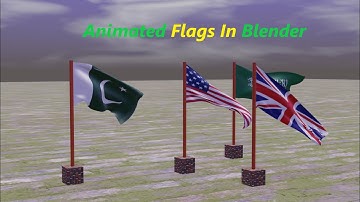 Blender Beginner Tutorial | Animated Flag | Blender Tips