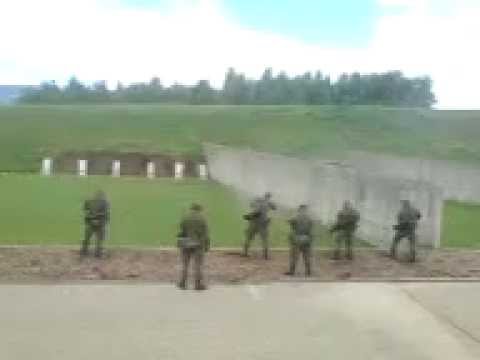 armée suisse fusilliers tirent