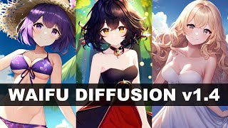 AI Art | Waifu Diffusion 1.4 Anime Epoch 1 | German / Deutsch | Stable Diffusion WebUI