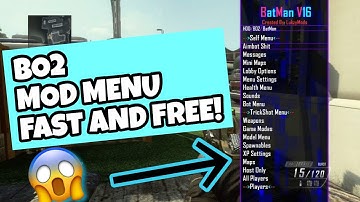 HOW TO GET A MOD MENU IN BO2 FAST AND EASY!