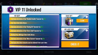 Asphalt 8, VIP 11 Unlocked More VIP BUFF 😍
