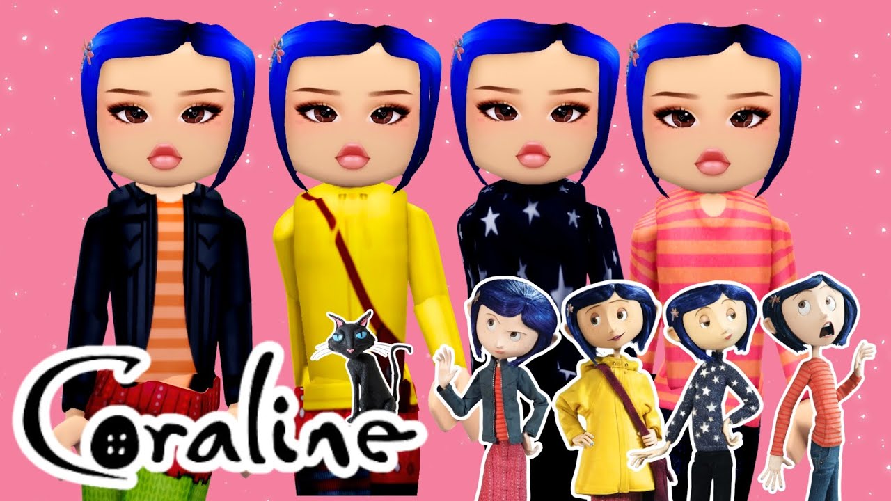 CORALINE Inspired Outfits Halloween Roblox Outfit Codes Diaries 