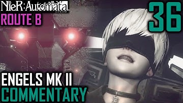 Nier Automata Walkthrough Part 36 - Half-Wit Inventor & Taking Down Engels Again (Route B)
