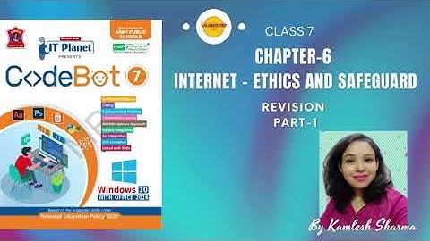 Chapter 6 Internet Ethics and Safeguard Revision Part-1