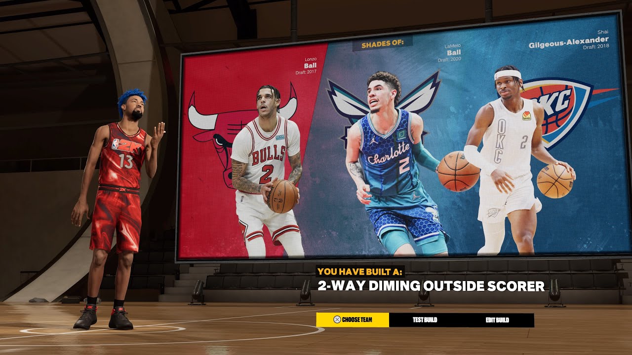 Best 2K23 6’9 Point Guard Build Name "2way Diming Outside Scorer" YouTube