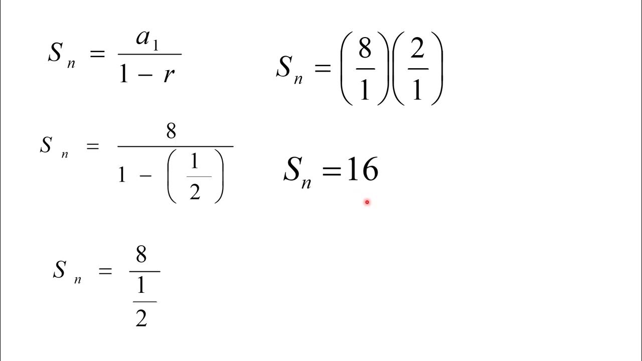 Sum of Infinite Geometric Sequence - YouTube