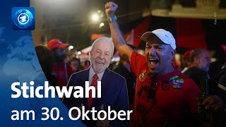 Präsidentenwahl in Brasilien: Lula gewinnt erste Runde