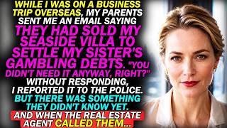 My Parents Forged My Signature and Sold My Beach House—What They Did Next Destroyed Me