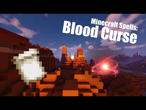 Minecraft Spells: Blood Curse (1.16)