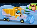 Frozen Snowplow gets squeaky clean at the Car Wash! | Carl's Car Wash