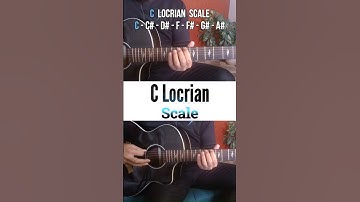 C Locrian Scale | Guitar Scales for Beginners | Guitar Theory with Aman Verma #learnguitar