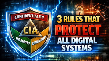 Cyber Security Fundamentals: The 3 Rules That Protect All Digital Systems(CIA TRIAD)...