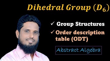 Lec 29 Dihedral Group D6, Group of symmetries of Triangles, subgroups of Dihedral groups, elements