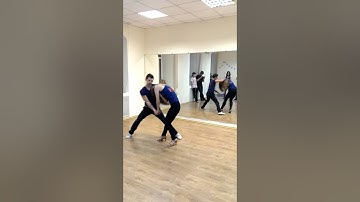 zouk class, intermediate level, HDF studio, Kseniia Madiudia & Denys Bogdanov