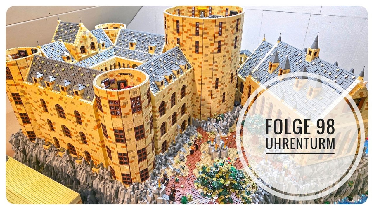 Hogwarts (Harry Potter) aus Klemmbausteinen – Folge 98 - Krankenflügel und Uhrenturm // Pennybricks