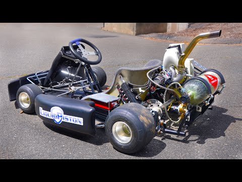 Hydrogen Powered Liquid Piston Rotary Go-Kart