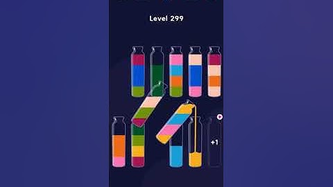 Get Color Bottle Game level 299 #bottlegame #pggaming