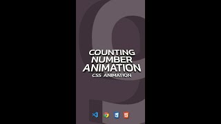 CSS Animation Tutorial | Counting Down Number #SHORTS