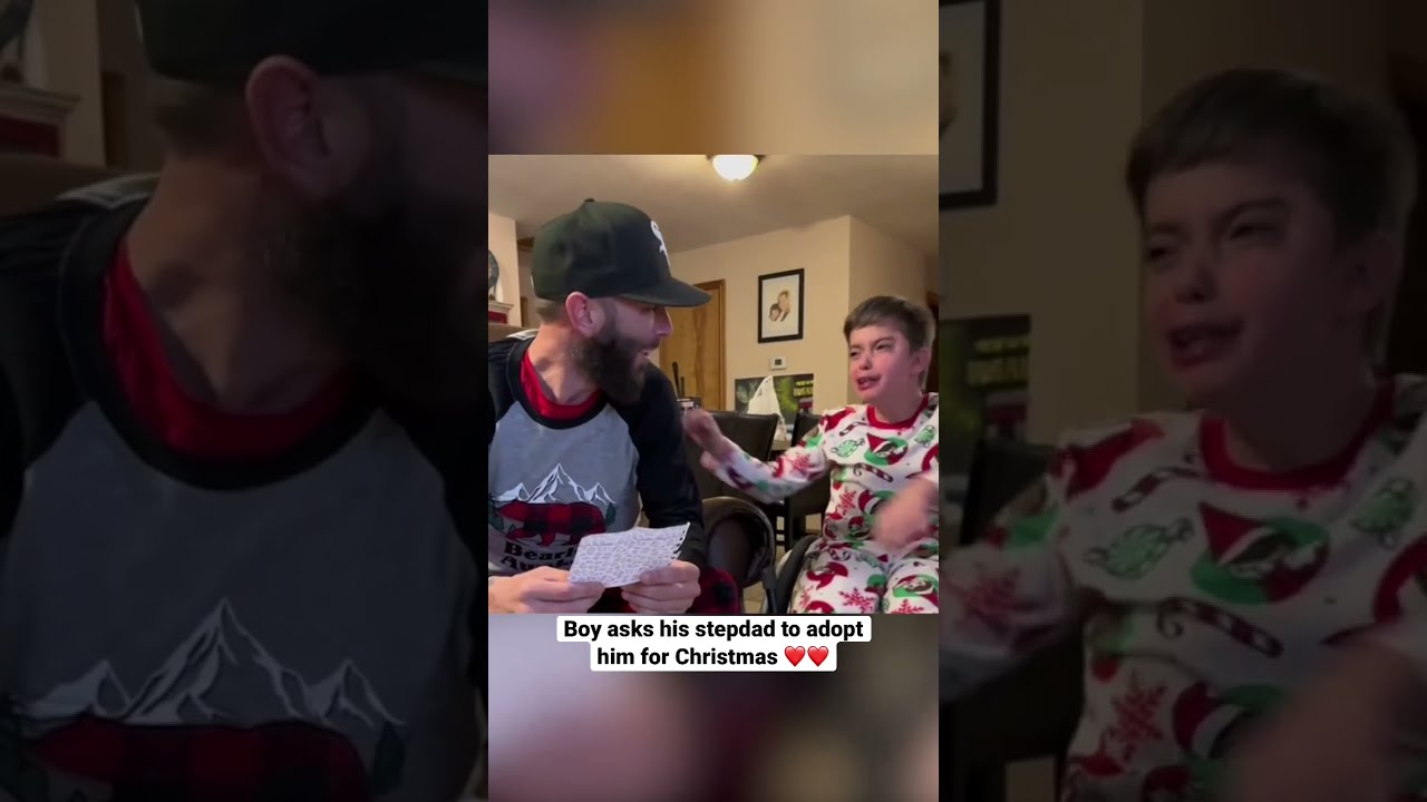 Boy Gives Stepdad The Most Meaningful Gift For Christmas 