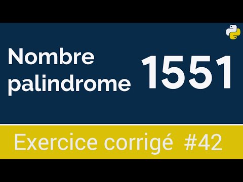 Corrected exercise #42: Program that checks if a number is palindrome or not | Python