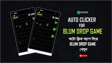 How to play $Blum Game With Auto Clicker App - By Droid Discovery