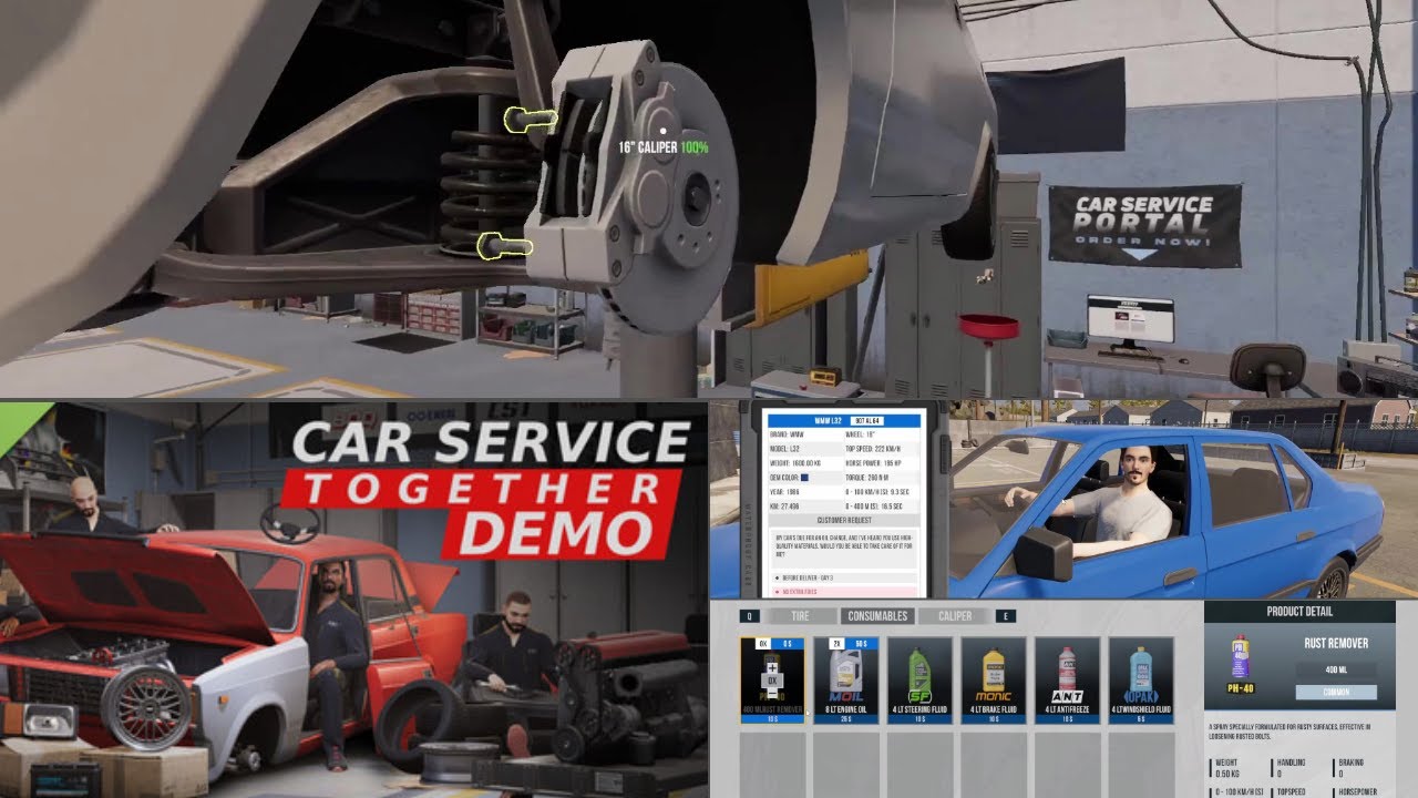 I Built a Car Repair Shop From Nothing! 🔧 | Car Service Together Demo