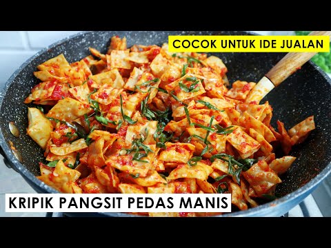 Resep Bumbu Keripik Pangsit Pedas Daun Jeruk