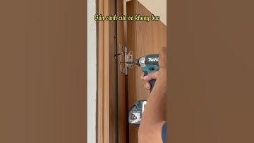 Thi công cửa Mdf Melamine An Cường #noithattuantai #thietkenoithat #cửamdf #cửagỗcôngnghiệp