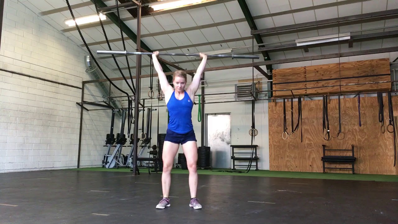 Overhead squat (progression 3 - narrow) camera iphone 8 plus apk