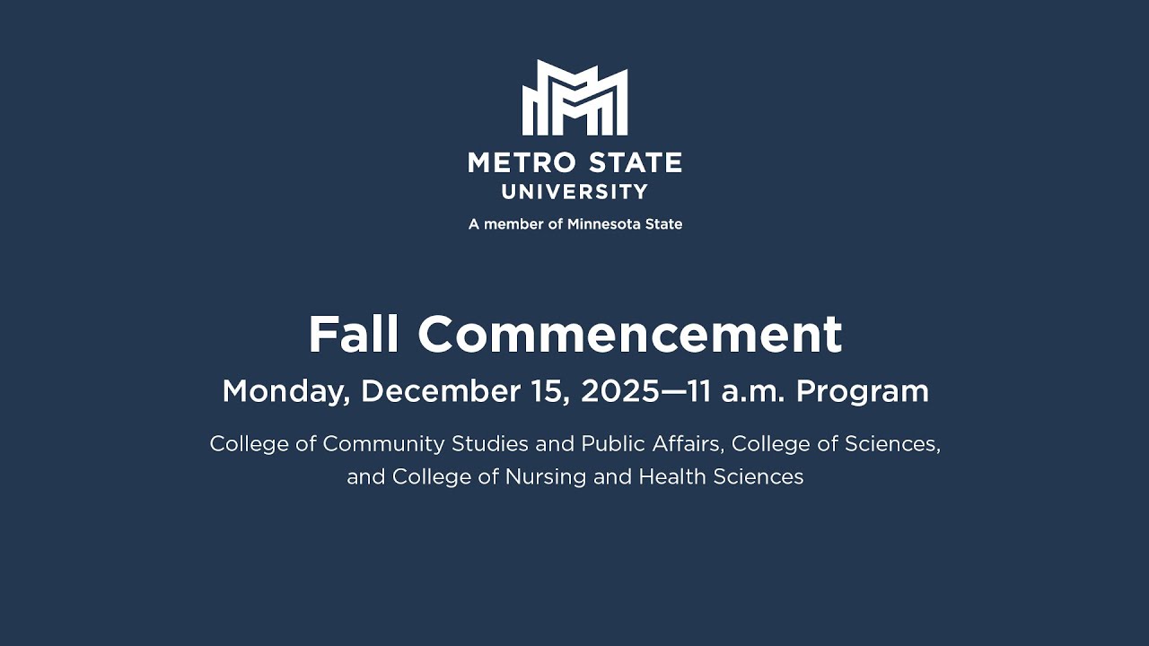 Fall Commencement 2025 Morning Session: 11:00am
