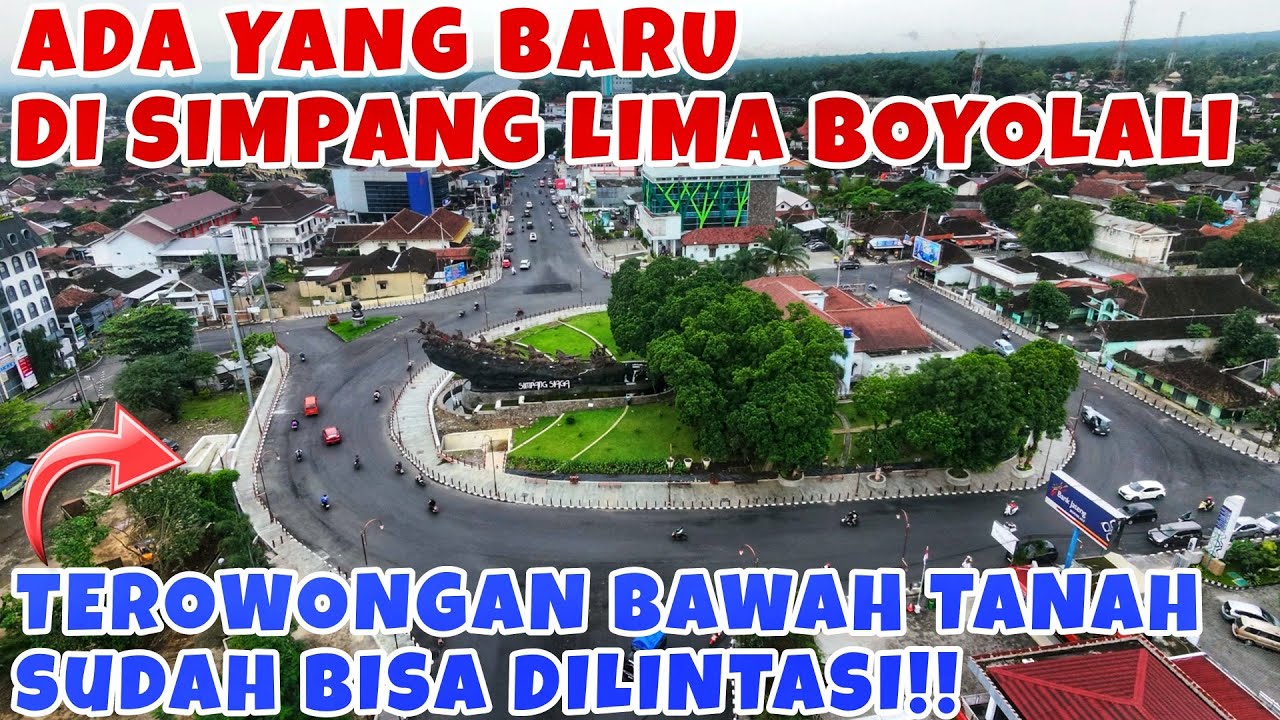 ADA YANG BARU‼️Kondisi Simpang Lima Boyolali Pasca Revitalisasi