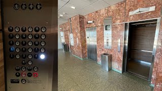 Cool Westinghouse/Dover Traction Elevators @ The Highline - Omaha, NE.
