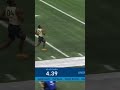 4.39 🤯🤯 #NFLCombine #NFL #AZCardinals #NFLDraft
