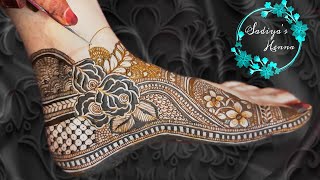 Bridal Mehndi Designs Full Video | Dulhan Leg Mehndi Designs | Bridal leg Henna | leg mehndi mehndi