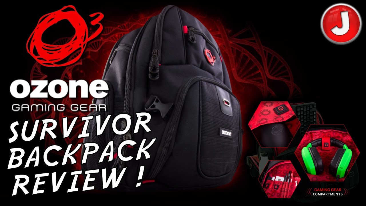 Ozone Gaming Survivor BackPack Review NEW 2016