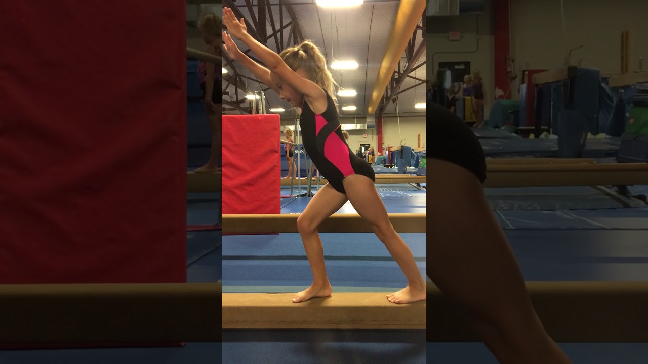 Beam Drills jump to lunge YouTube