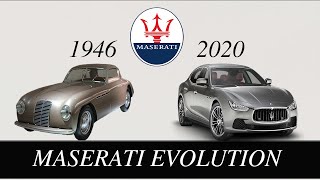 X VEHICLES : Maserati Evolution (1946 - 2020) | Maserati History Maserati Evolution 1946 2020