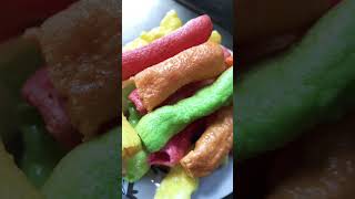 Crispy colorful papdi fry 😍l quick      Snack recipe