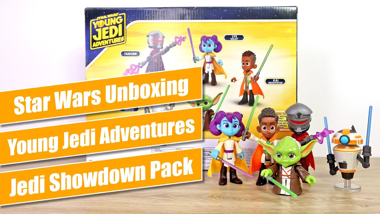 Young Jedi Adventures - Jedi Showdown Figure Pack - Star Wars Unboxing
