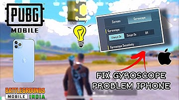 BGMI GYROSCOPE PROBLEM FIX 💯 | iPhone GYROSCOPE PROBLEM FIX | PUBG IPHONE GYROSCOPE NOT WORKING